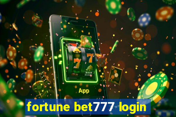 fortune bet777 login